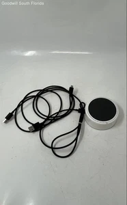 Amazon Echo Dot 2nd Generation White Black Round Smart Speaker Not Tested - Picture 1 of 6