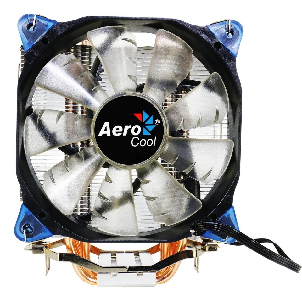 Nero Aerocool Verkho 5 Dissipatore per CPU a LED Personal Computer (17g)
