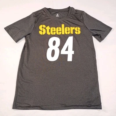 NFL Pittsburgh Steelers Camiseta Juvenil #84 Antonio Marrón Negro Camiseta M 10/12 Foto 1 de 4