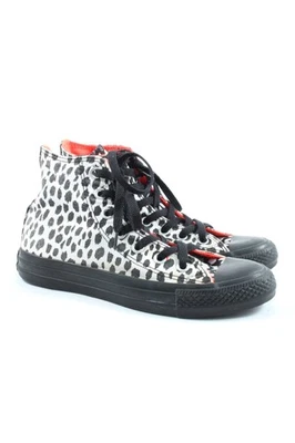 CONVERSE Sneaker alta Donna Sneaker Taglia IT 36 nero-bianco-rosso stile casual - Immagine 1 di 4