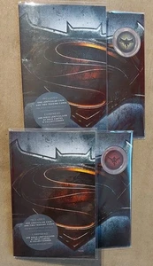 Lote de 2 monedas linticulares 2016 Canadá Superman Vs Batman 25c nuevas con tarjetas comerciales - Imagen 1 de 5