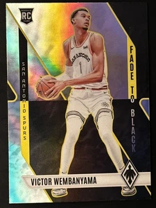 Panini Phoenix 2023-24 - Fade to Black Victor Wembanyama #11 plateado (RC) - Imagen 1 de 2