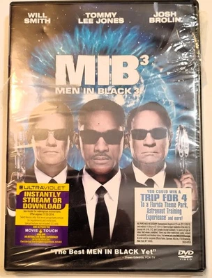 Men in Black 3 (DVD, 2012) Will Smith Tommy Lee Jones Josh Brolin Sci-fi Comedy - Image 1 of 4