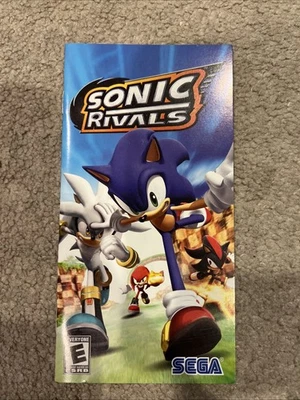 Sonic Rivals PSP PlayStation Instruction Manual Only - Image 1 of 2