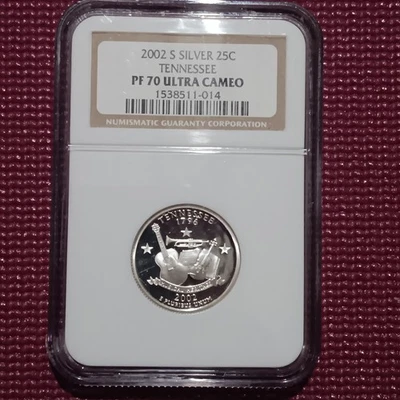 Tennessee silver state quarter pr 70 ngc - Image 1 of 2