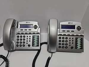 Xblue Networks X16 DTE-TM 6-Line Digital Display Speaker Phone Titanium Metallic - Bild 1 von 7