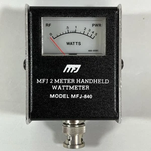 NOS Vintage MFJ 2 Meter Hand Wattmeter, 5 Watt Full Scale (Modell: MFJ-840) - Bild 1 von 9