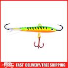83mm/18g Fishing Lures Treble Hook Ice Fishing Lures Pesca Tackle (Green)