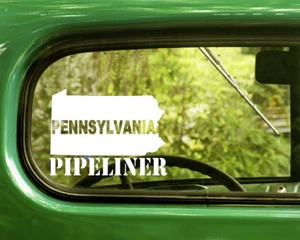 2 PENNSYLVANIA PIPELINER DECAL Stickers For Car Window Bumper Laptop Truck - Picture 1 of 1