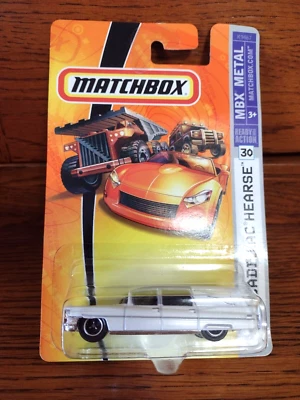 2006 MATCHBOX # 30 White 1963 Cadillac Hearse Original Owner - Image 1 of 2