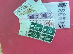 Blocchi piastra USA - 1110, 1111, 1112, 1113, 1114, - comb. spedizione! - Foto 1 di 1