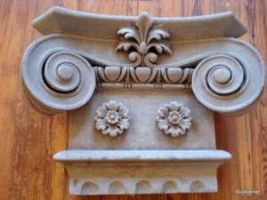 Stucco - Stuck 118-4312 - Capitel de pilastra grande 50cm - de yeso estuco - Imagen 1 de 5