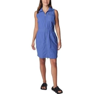 Abito Columbia Leslie Falls con zip Activewear tasche Omni Shield UPF 50 XXL - Foto 1 di 24