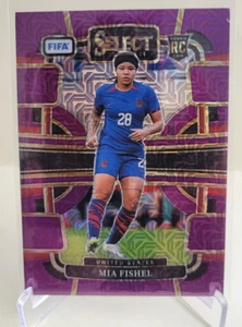 2023-24 PANINI SELECT FIFA MIA FISHEL RC #73 TERRACE PURPLE MOJO PRIZM - Picture 1 of 2