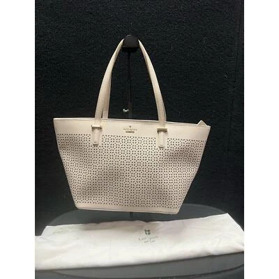 Bolso de Mano Kate Spade Mini Harmony Cedar Street Perforado Lino Crujiente Foto 1 de 4