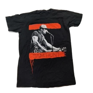 Sam Hunt 2015 Summer Concert Tour Country Music Black T-shirt Unisex Size S - Picture 1 of 4