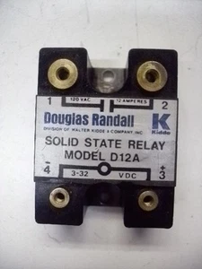 DOUGLAS RANDALL D12A SOLID STATE RELAY 120VAC 12A - Picture 1 of 1