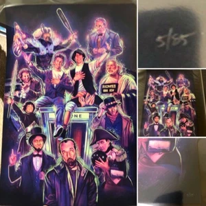 BILL AND TED- LTD. ED. #'D SOLD OUT PRINT (by: Quinnzel Kills) NYCC Exclusive - Picture 1 of 6