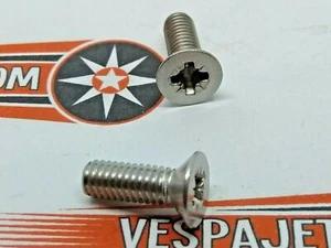 Vespa disc 2 x Screws brake master cylinder cover Grimeca Stainless, countersunk - Picture 1 of 1