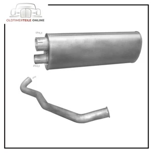 Tłumik do ciężarówki MAN L2000 M2000 M2000L Tłumik tylny Rura wydechowa + wydech - Zdjęcie 1 z 1