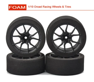 Onroad Rc Car Racing 40R Foam Tire Wheel Set for Xray t3 t4 nt1 - Picture 1 of 4