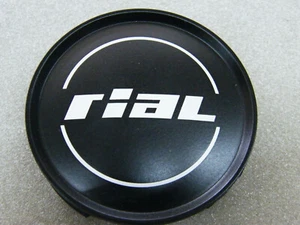 Original RIAL M10 Nabenkappe 71 75 mm schwarz N 12 Nabendeckel Felgenkappe N12 - Bild 1 von 3