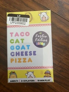 Taco Cat Goat Cheese Pizza Easter Edition Card Game 2023 SEALED - Picture 1 of 2