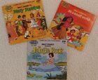 Vintage Disney Long Playing Records, 1972, Lot of 3