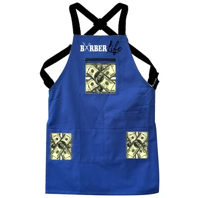 Delantal de peluquero profesional, delantal de peluquería uniforme, delantal de corte de pelo de peluquero Foto 1 de 4
