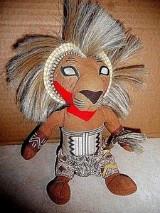 THE LION KING PLUSH SIMBA BROADWAY MUSICAL SHOW STUFFED DOLL GUC 10 " FREE SHIP - Picture 1 of 5