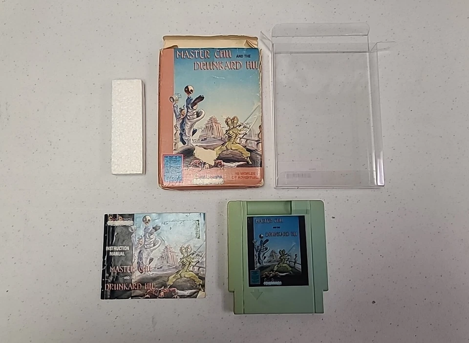 Master Chu And The Drunkard Hu Auténtico CIB Completo 1989 Nintendo NES Color Dreams Foto 1 de 4