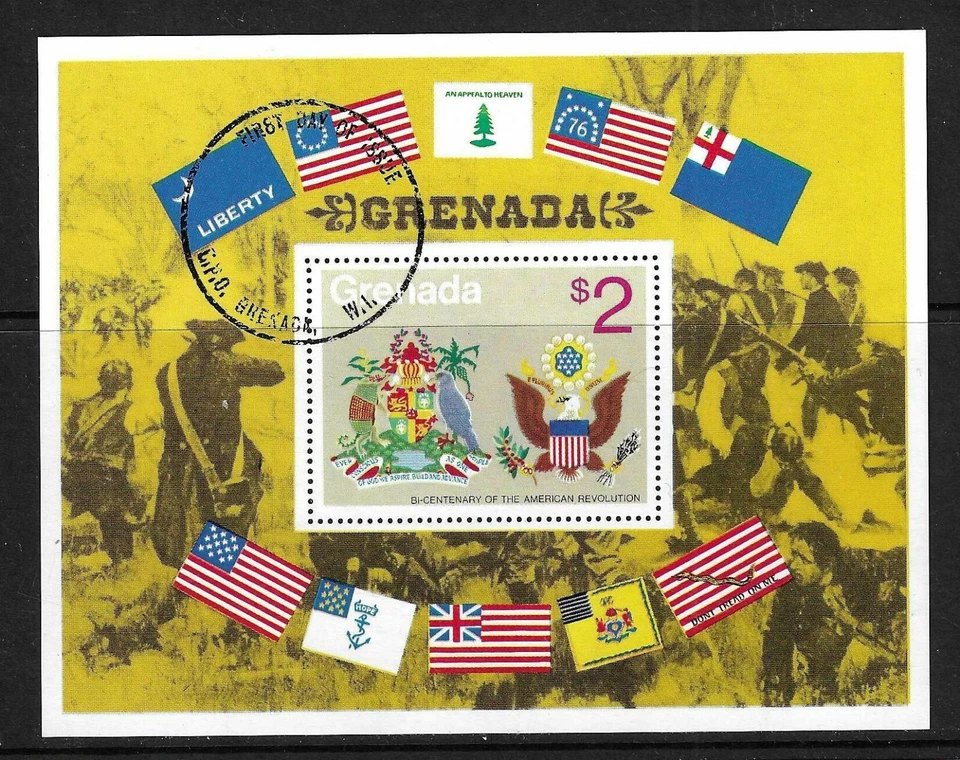 Grenada /  American Independence Bicentenary . Canceled - Image 1 of 1