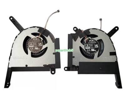 New Asus TUF Gaming FA507R FX507ZC FA707RC FX707ZE CPU & GPU Cooling Fan 12V - Image 1 of 2