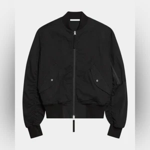 Helmut Lang Ma1 Zip Bomber Jacket Black Size Small - Picture 1 of 10