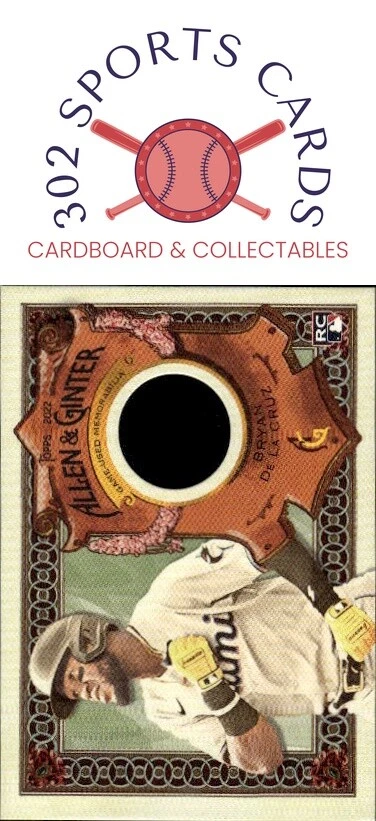 2022 Topps Allen & Ginter #AGRA-BDLC Bryan De La Cruz Full-Size Relics A Design - Image 1 of 2