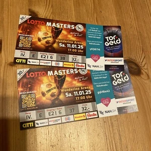 2 Tickets Für Hallenmasters Kiel 11.01.25 - Bild 1 von 1