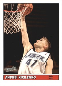 2005-06 Topps Bazooka Utah Jazz Basketball Card #47 Andrei Kirilenko