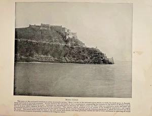 1898 Vintage Illustration Morro Castle Havana Harbor Cuba - Picture 1 of 2