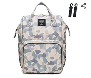Camoflage Diaper Bag Gender Neutral - Picture 1 of 5