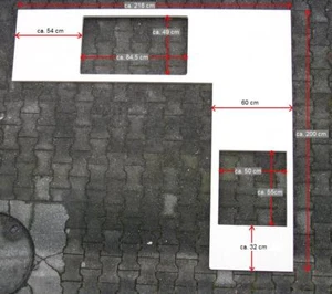 hochwertige Arbeitsplatte von NOLTE Küche Silberahorn (neuwertig) L-Form - Bild 1 von 5