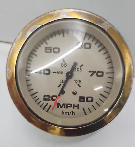 # 63940 Teleflex 20 - 80 MPH Speedometer Gauge FREE SHIP! - Foto 1 di 5