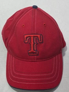 Texas Rangers Red Baseball Cap, 100% Cotton One Size Fits All - Picture 1 of 4