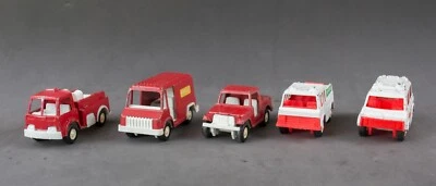 Lote de 5 vehículos de emergencia TootsieToys vintage Foto 1 de 4