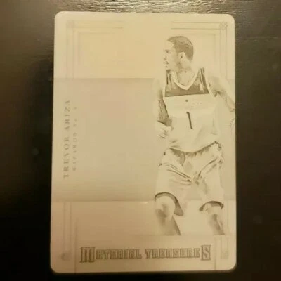 PLACA DE IMPRESIÓN TREVOR ARIZA 2012-13 Panini National Treasures 1/1 Wizards Uno de Foto 1 de 2