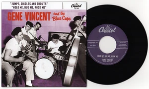 GENE VINCENT -"JUMPS, GIGGLES ETC" b/w "HOLD ME, HUG ME, ROCK ME" - HEAR BOTH - Picture 1 of 1