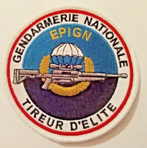 FRANZÖSISCHE GENDARMERIE NATIONALE EPIGN SCHÜTZE, D ELITE SCHARFSCHÜTZEN PATCH.  - Bild 1 von 1