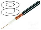 5m Cu Wire Black RG59 PVC Lines: Coaxial 0, 26mm2 Coaxial Cable