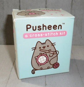 :: PUSHEEN Mini Counted Cross-Stitch Kit includes 3 projects patterns NEW :: - Picture 1 of 4