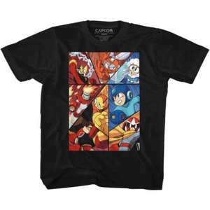 Kids Mega Man Mega 11 Black Gaming Shirt - Picture 1 of 3