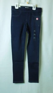 Girls SO Dark Wash Super Stretchy Knit Ultimate Jeggings Size 8 - Picture 1 of 6
